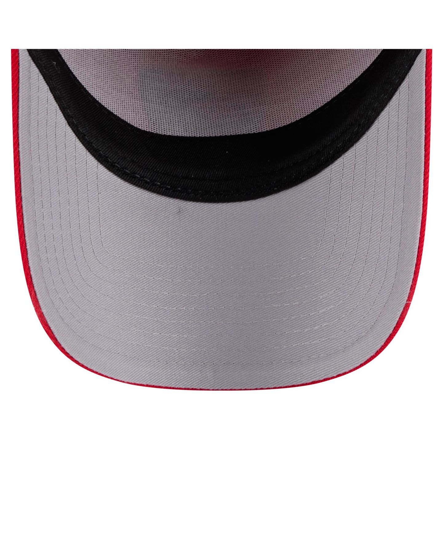 Мужская кепка New Era Red Carolina Hurricanes Core A-Frame 9FORTY Adjustable Hat — фото 3