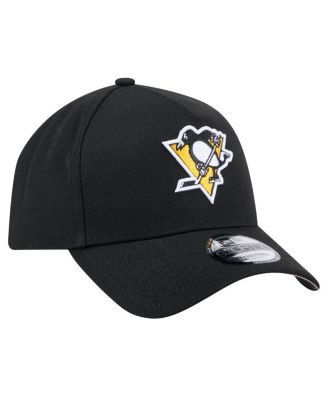 Men's Black Pittsburgh Penguins Core A-Frame 9FORTY Adjustable Hat
