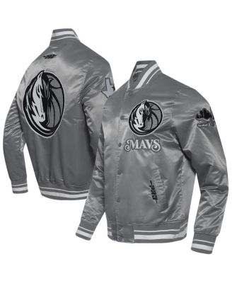 Pro Standard - Men's Gray Dallas Mavericks 2024/25 City Edition Chenille Applique Satin Jacket