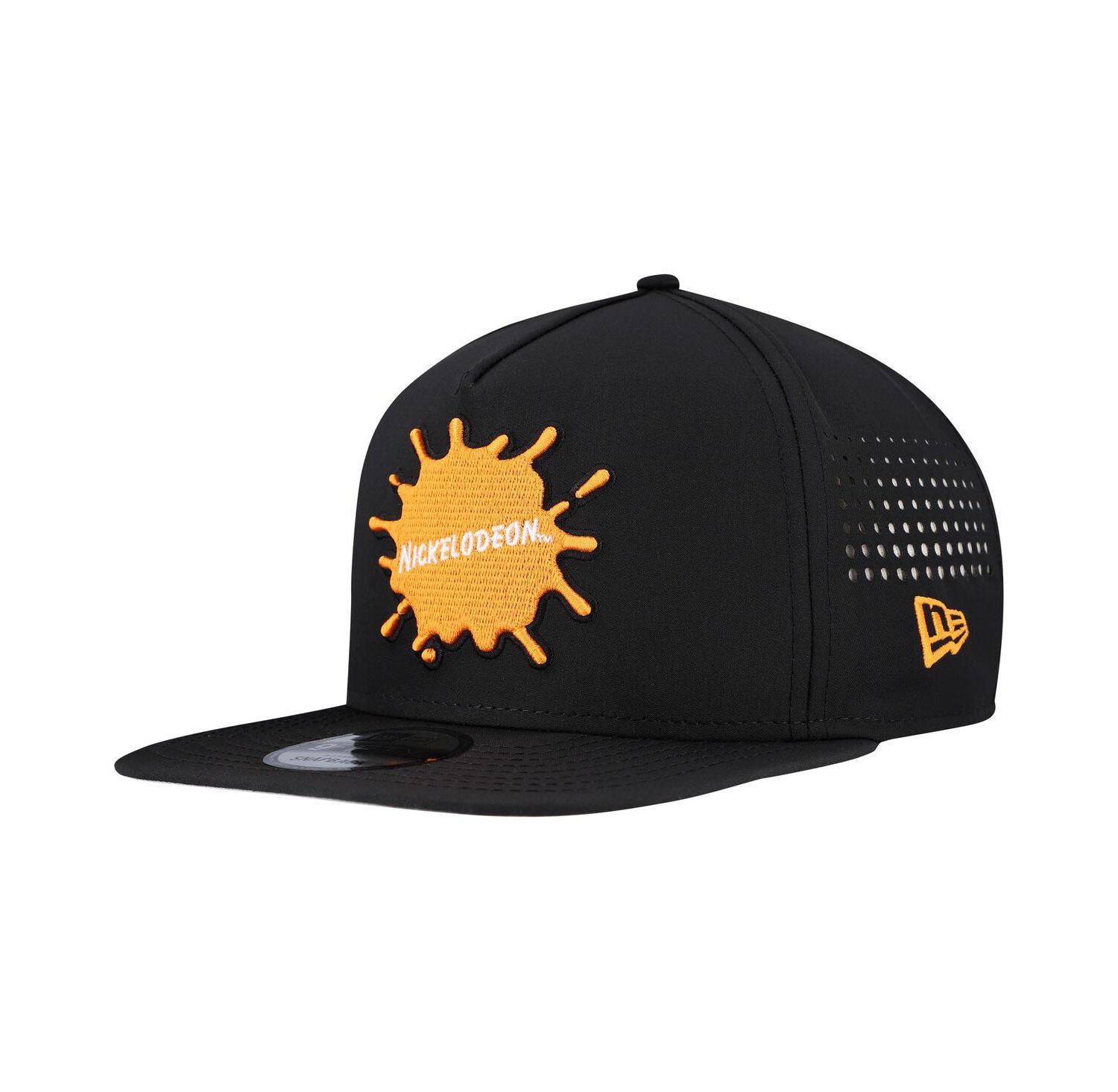 Men's Black Nickelodeon Vented 9FIFTY Snapback Hat