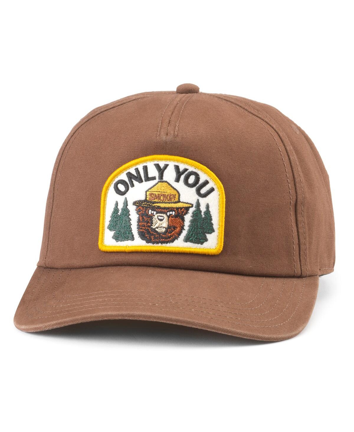 Shop American Needle Men's Brown Smokey Bear Canvas Roscoe Adjustable Hat