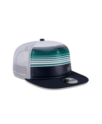 Men's White Seattle Mariners Team Horizon 9FIFTY A-Frame Trucker Snapback Hat