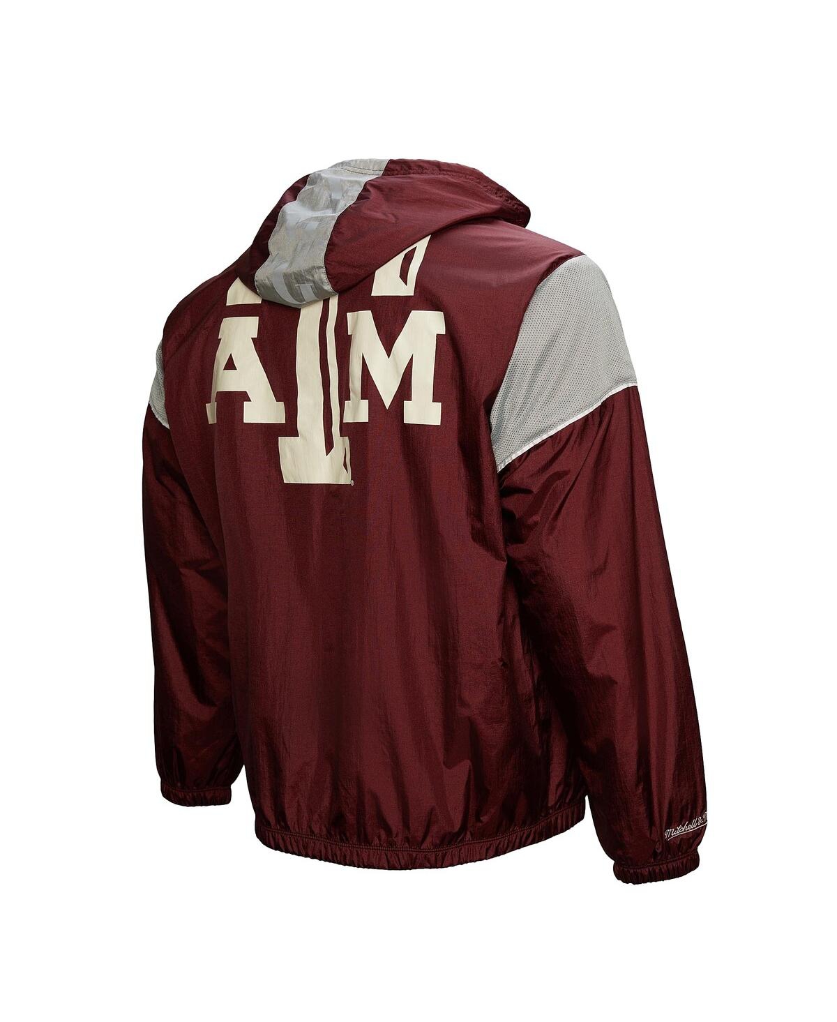 Mitchell & Ness Men's Maroon Texas A M Aggies Team 3.0 Anorak Half-zip Hoodie In Maroon