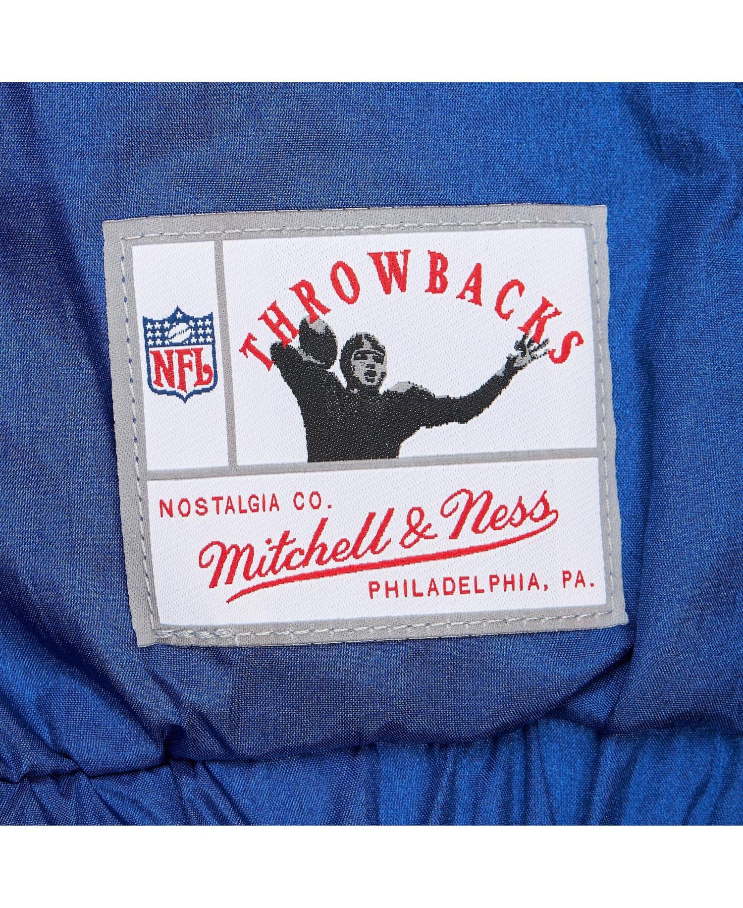 Women's Royal Buffalo Bills Nylon Cropped Full-Zip Jacket