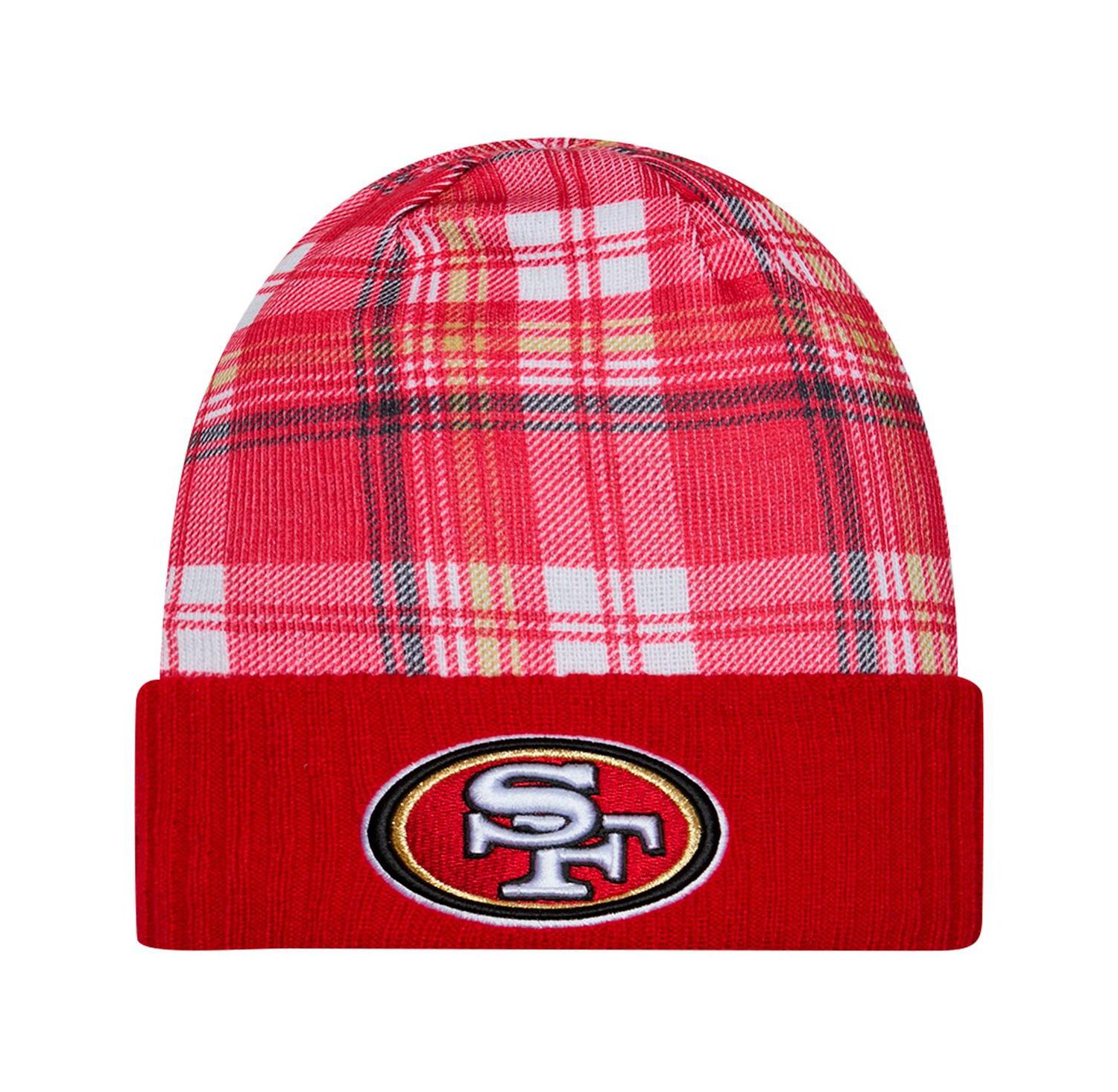 Men's Scarlet San Francisco 49ers Sideline Statement Cuffed Knit Hat
