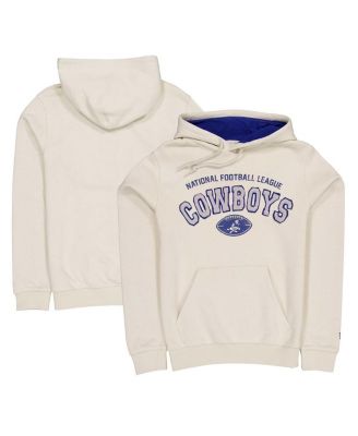 New Era - Men's Cream Dallas Cowboys Historic Pullover Hoodie