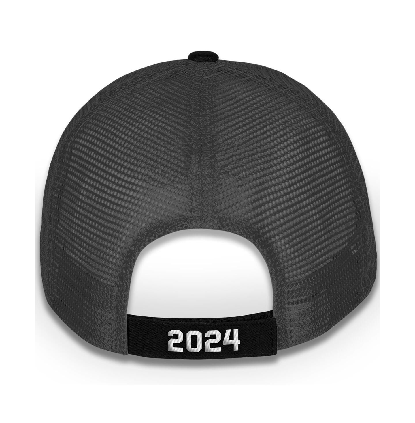 Мужская кепка Team Penske Checkered Flag Sports Black Joey Logano 2024 NASCAR Cup Series Champion Trophy Adjustable Hat — фото 2