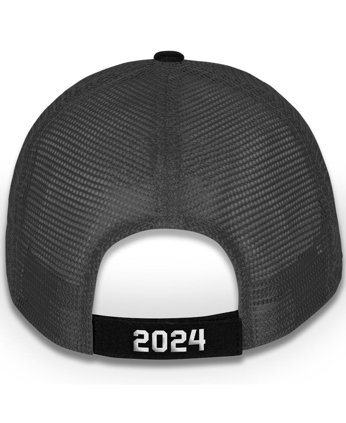 Team Penske Men's Checkered Flag Sports Black Joey Logano 2024 Nascar Cup Series Champion Trophy Adjustable Hat In Black