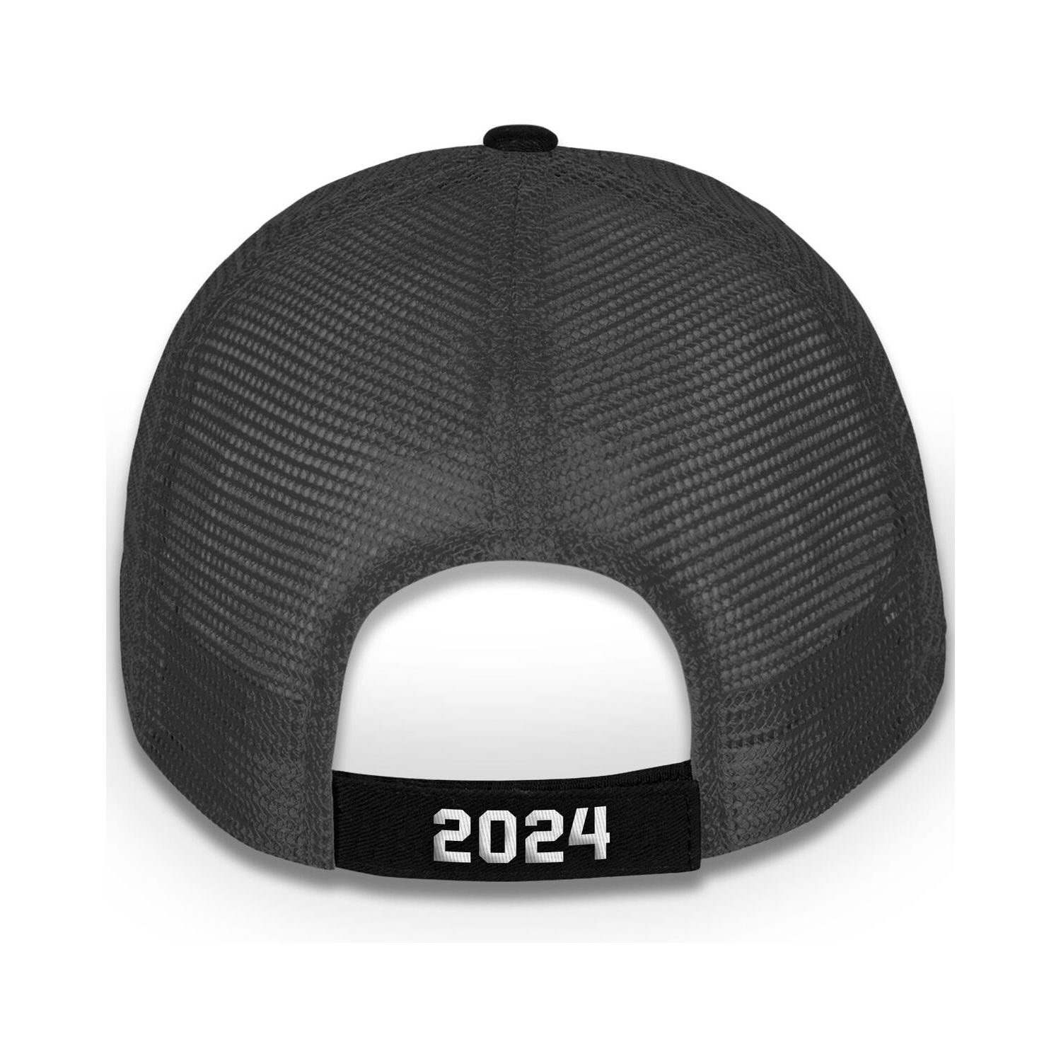 Men's Checkered Flag Sports Black Joey Logano 2024 NASCAR Cup Series Champion Trophy Adjustable Hat