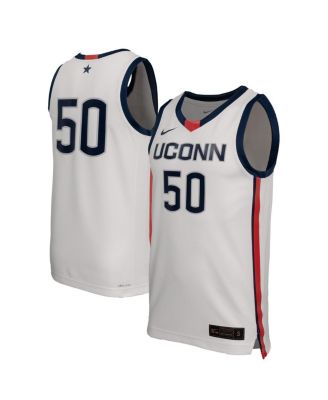 Nike - Men's White UConn Huskies Replica Basketball Jersey