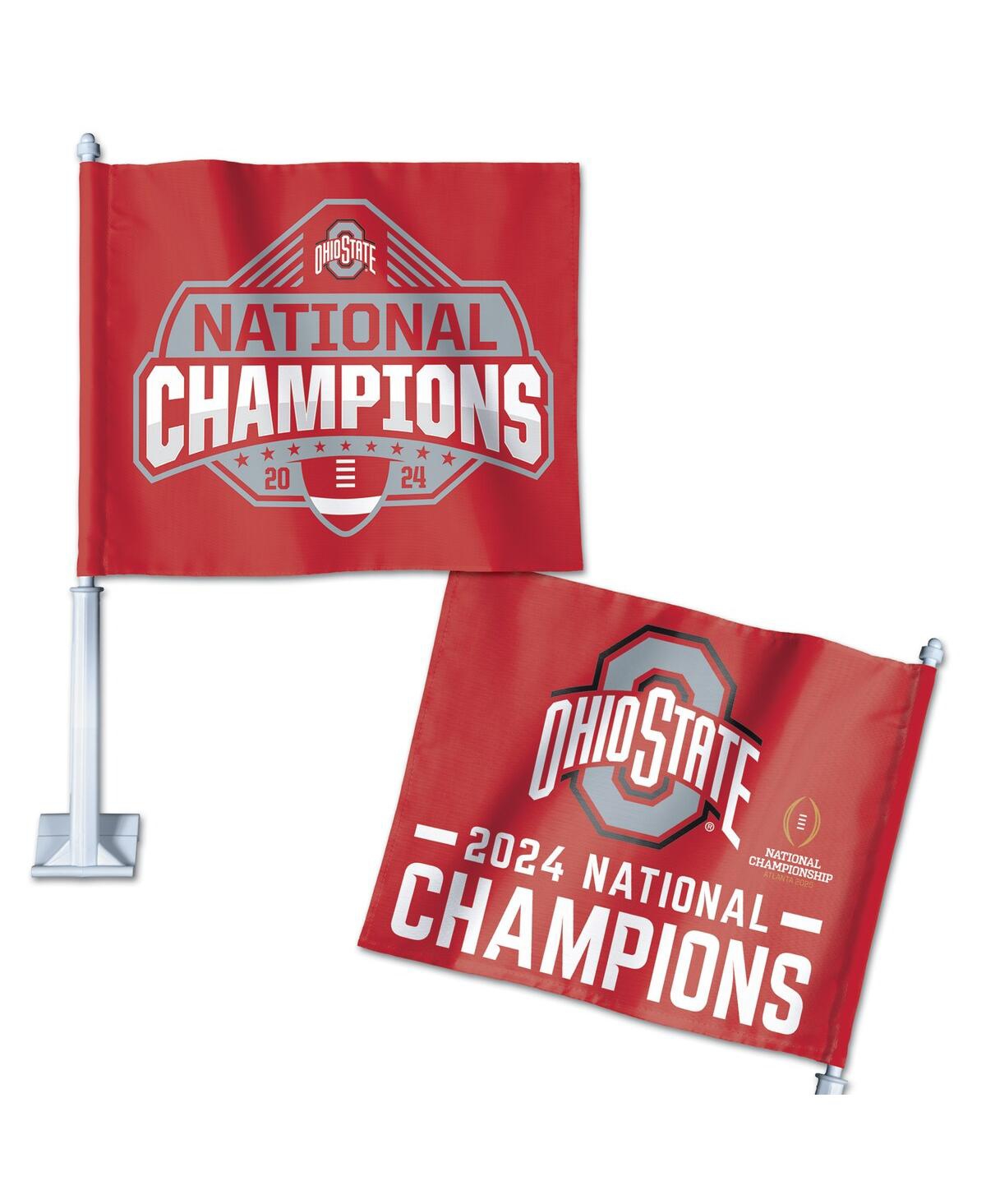 Wincraft Ohio State Buckeyes College Football Playoff 2024 National Champions 11" X 13" Double-sided Car Flag In No Color