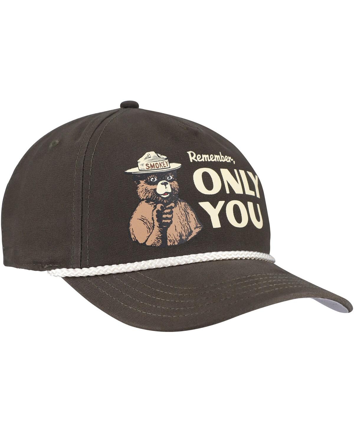AMERICAN NEEDLE MEN'S BROWN CANVAS CAPPY ADJUSTABLE HAT 