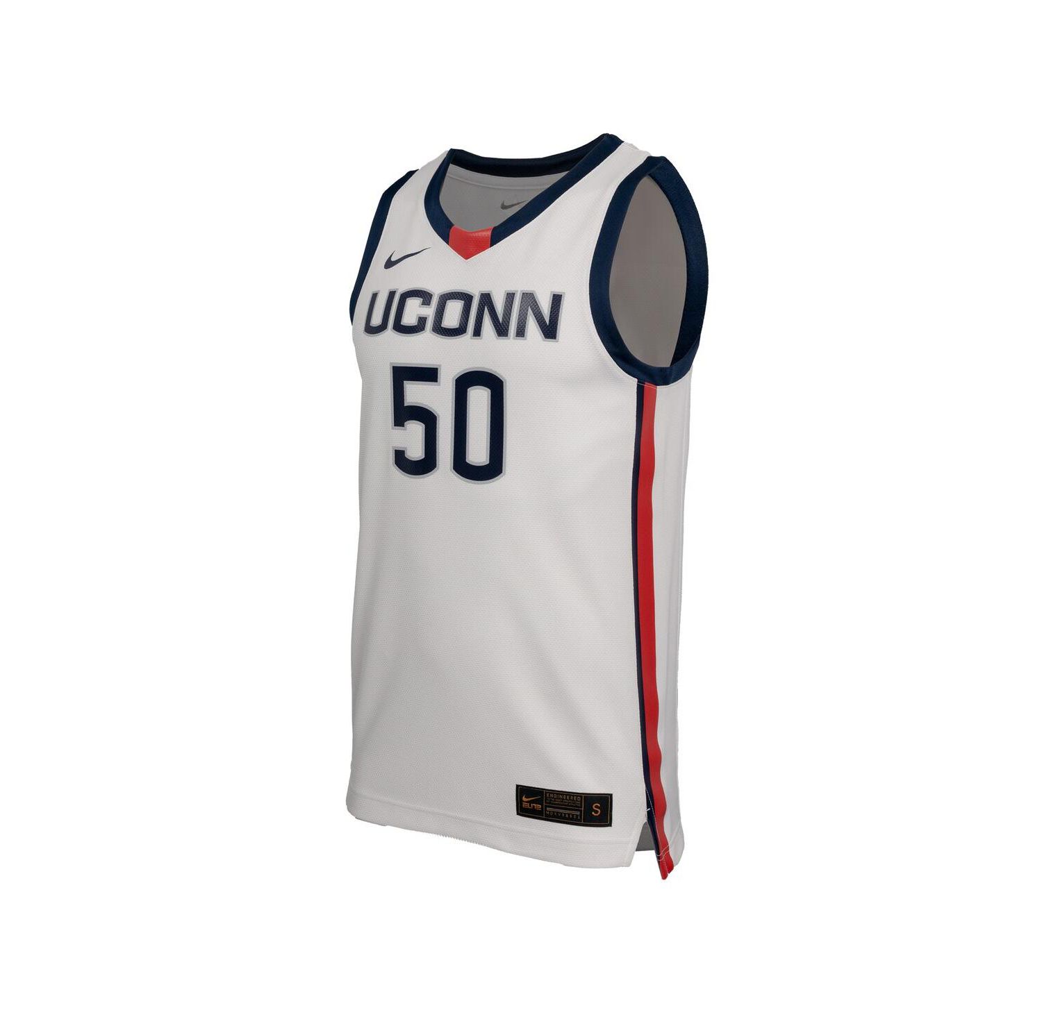 Men's White UConn Huskies Replica Basketball Jersey