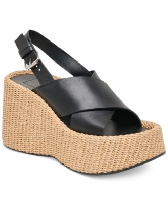 Dolce Vita - Women's Skylar Platform Crossband Espadrille Wedge Sandals