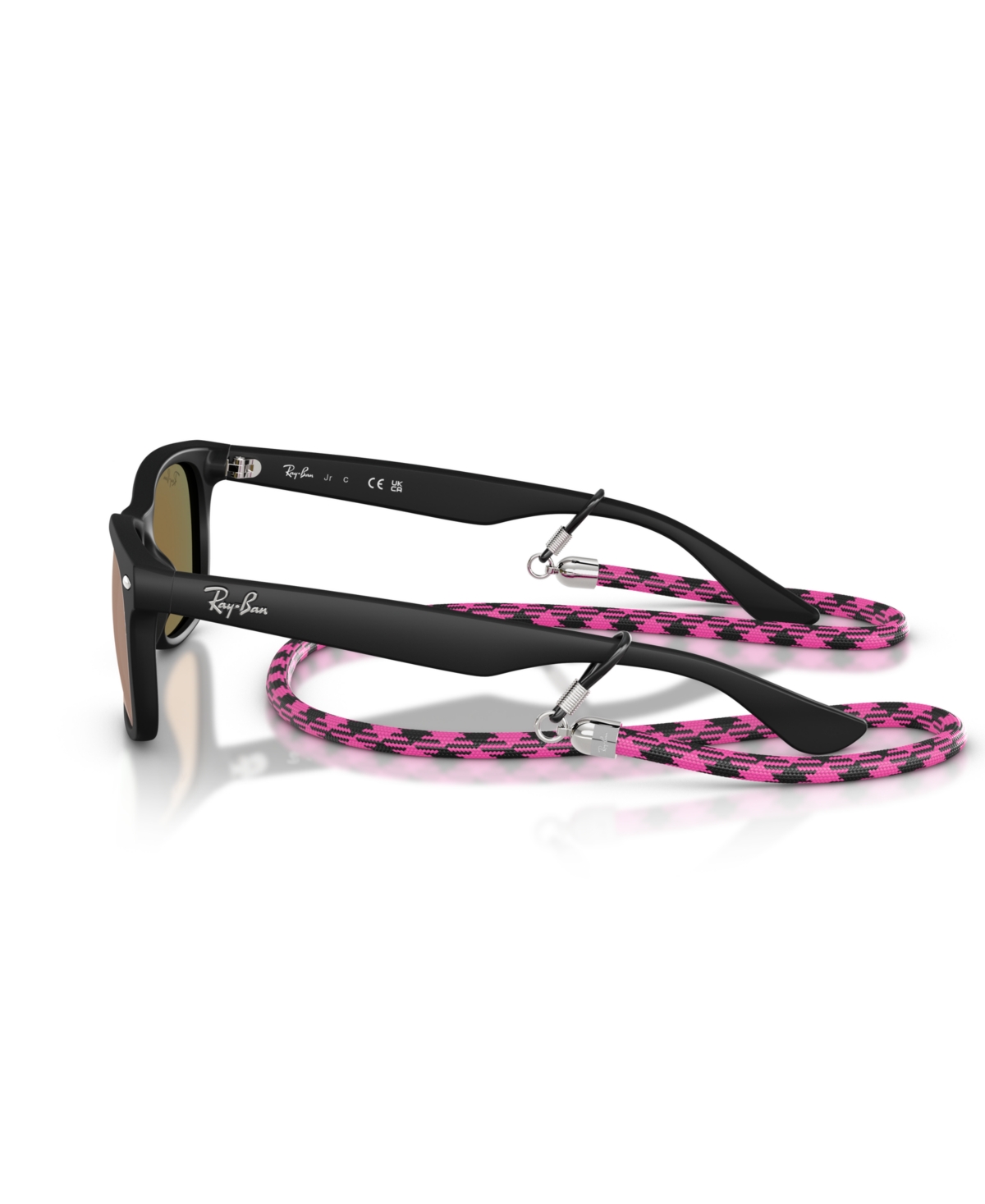 Ray-ban Jr Kids Sunglasses, New Wayfarer (ages 7-10) In Rubber Black