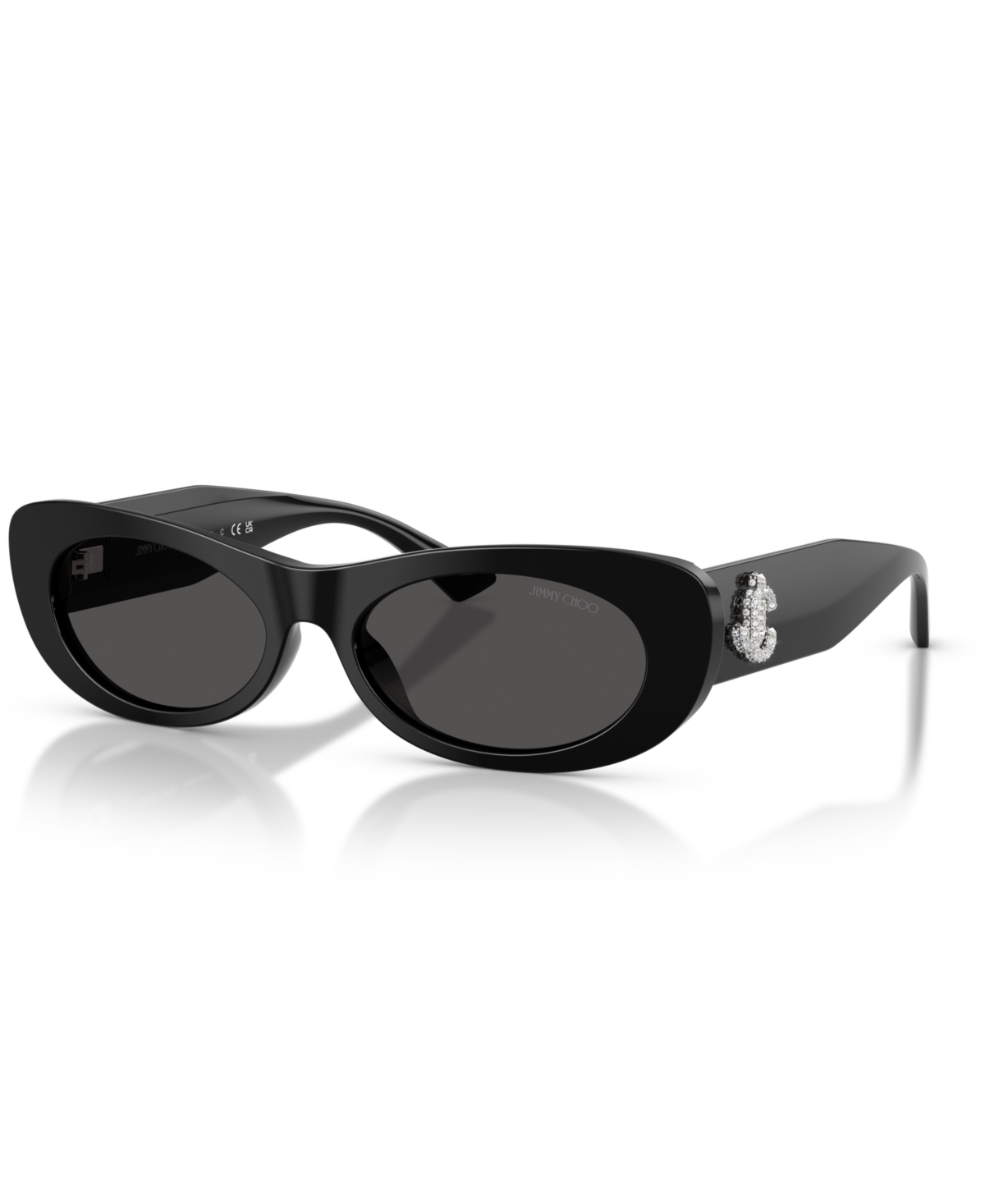 Women's Large Sunglasses, JC5038BU - Striped Black
