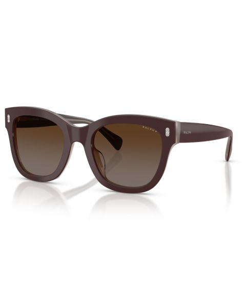 Женские солнцезащитные очки Ralph by Ralph Lauren Polarized Sunglasses, RA5301U, цвет: Блестящий коричневый