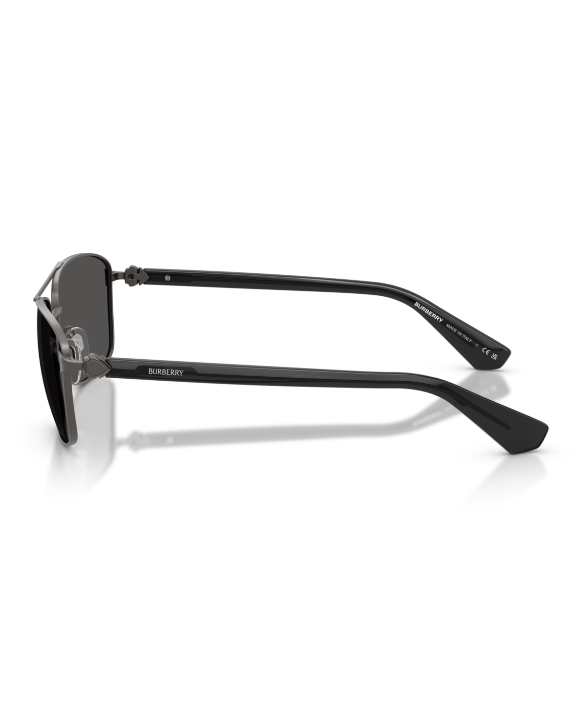 Burberry Men's Large Sunglasses, Be3163 In Matte Grey