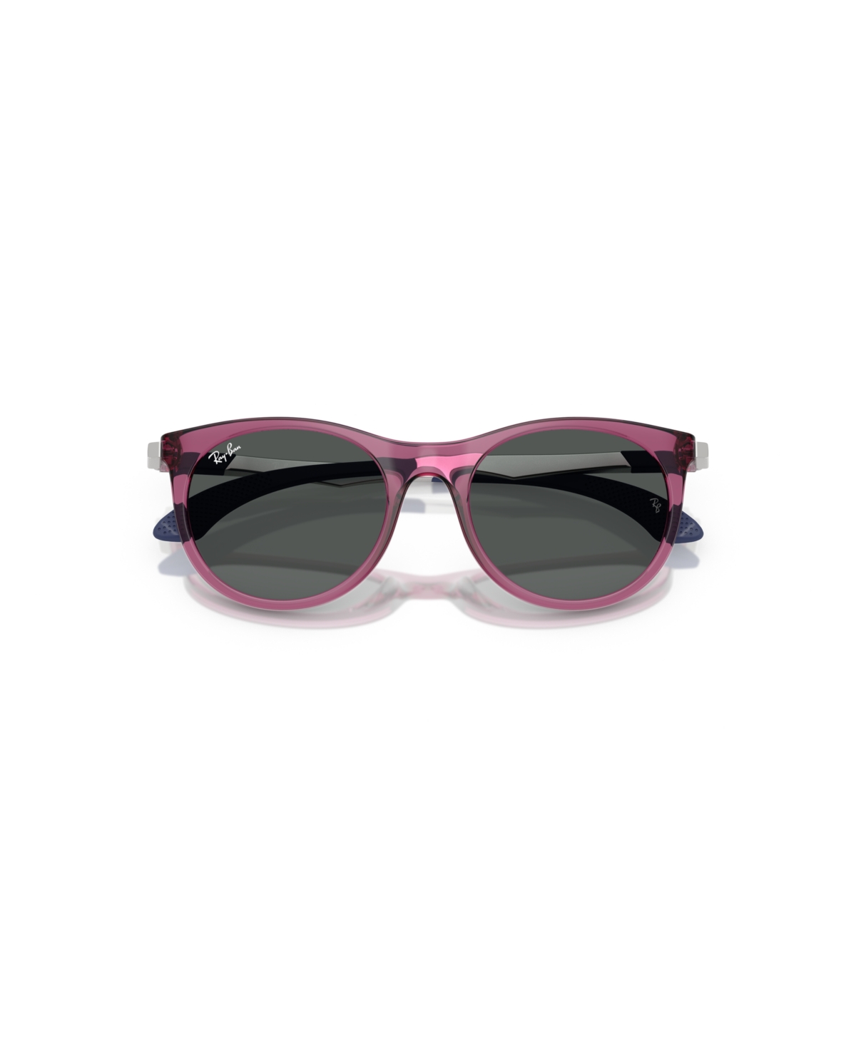 Ray-ban Jr Kids Sunglasses, Rb9082s In Transparent Violet