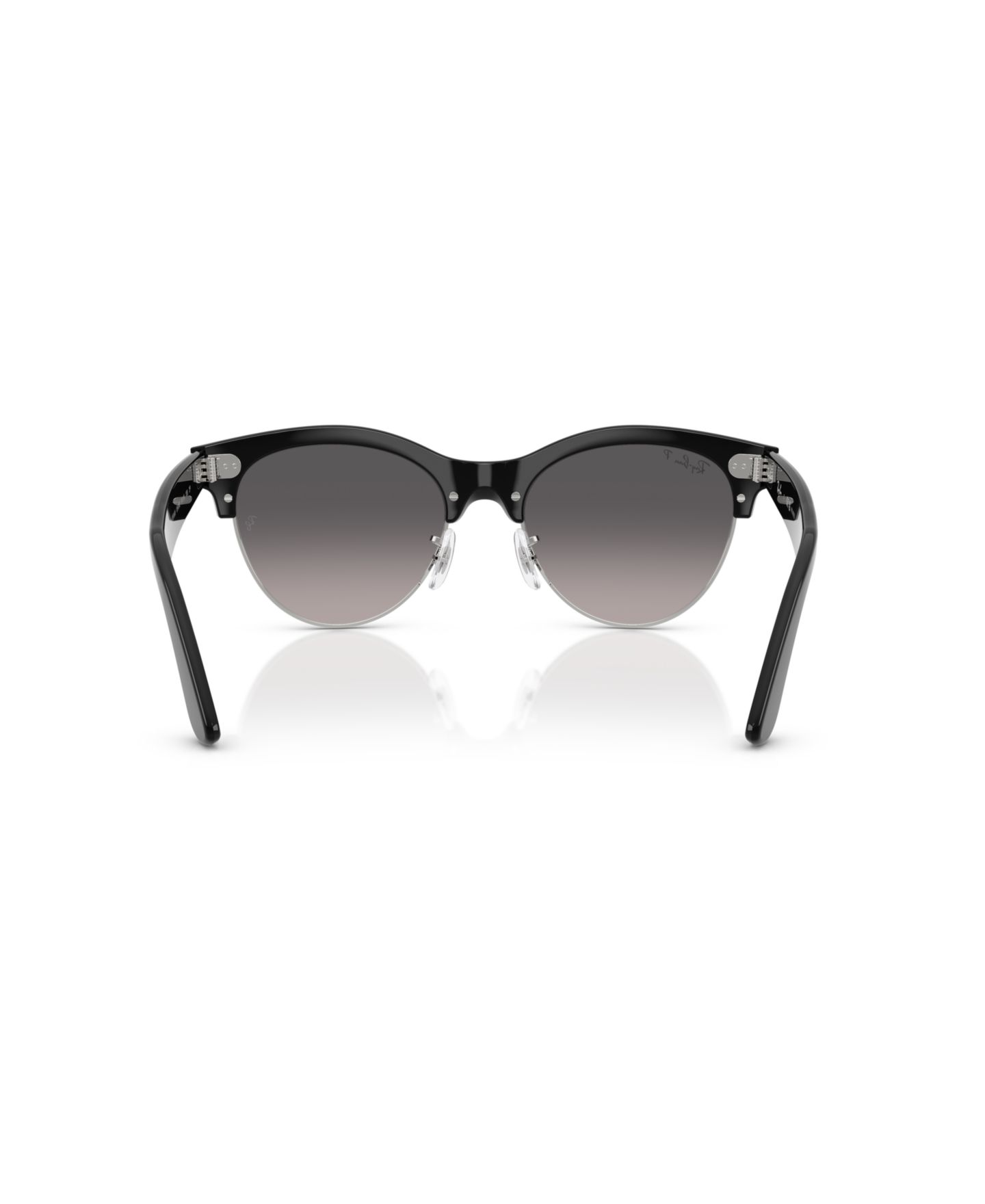 Солнцезащитные очки Ray-Ban Unisex Clubmaster Way Polarized, RB2341, цвет: Чёрный серебряный — фото 3
