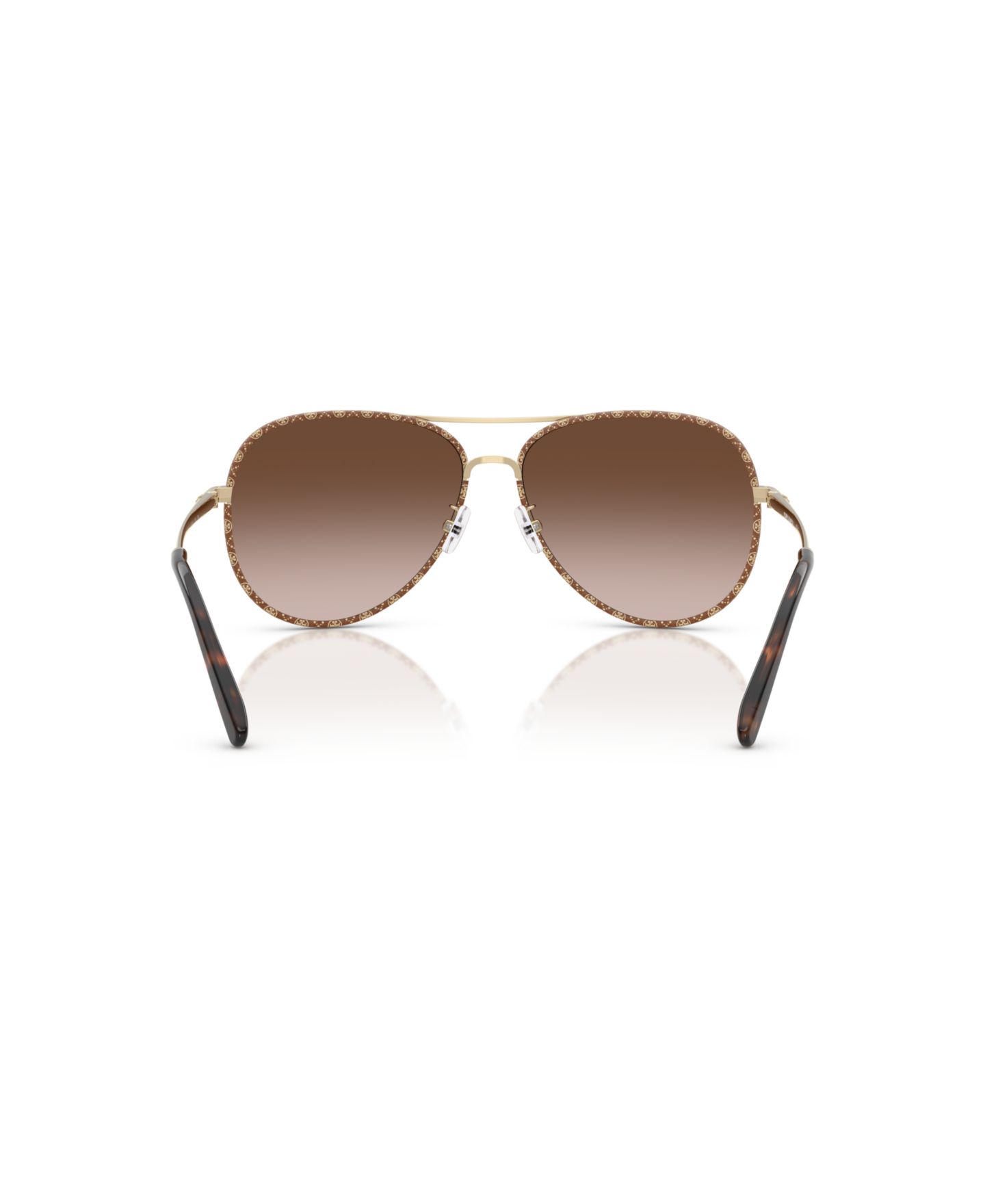 Женские солнцезащитные очки Tory Burch Large Sunglasses, TY6114, цвет: Светлый золотой — фото 3