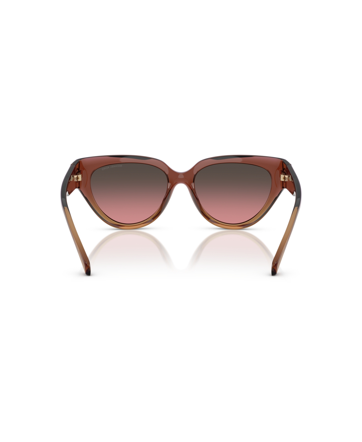 Michael Kors 55mm Gradient Cat Eye Sunglasses In Dusty Rose Light Brown