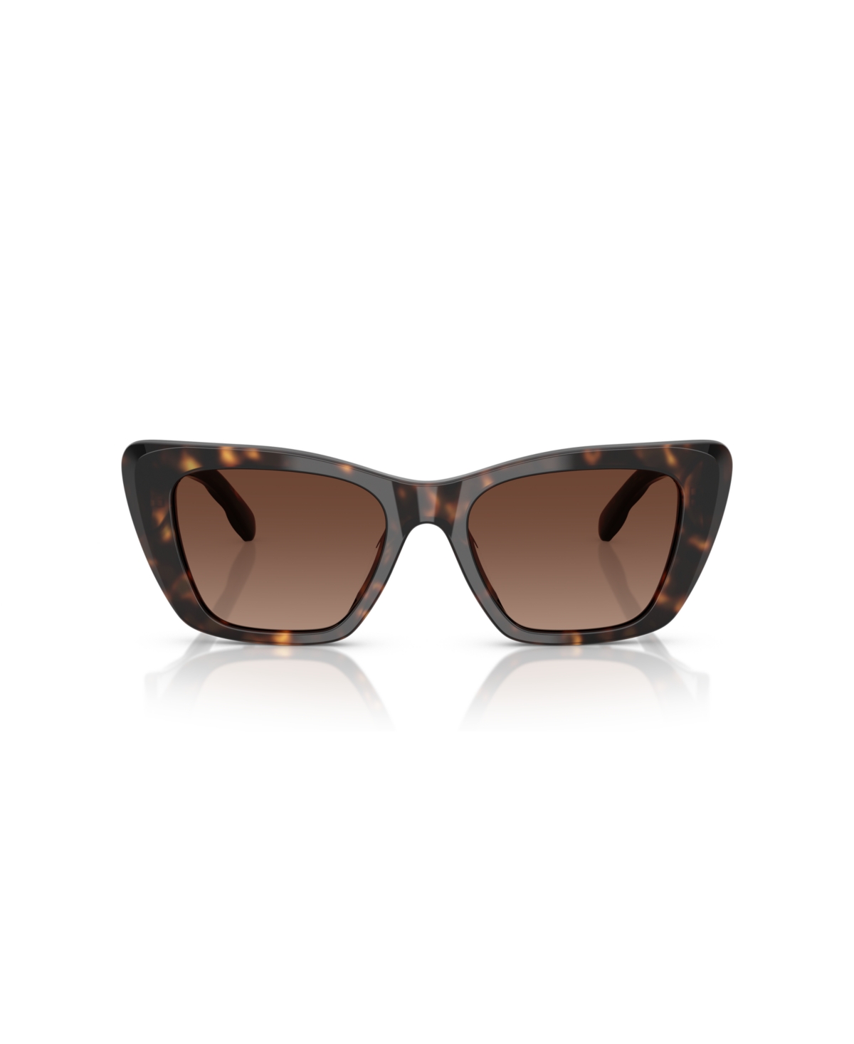 Tory Burch Ty7216u Cat-eye Acetate Sunglasses In Dark Tortoise