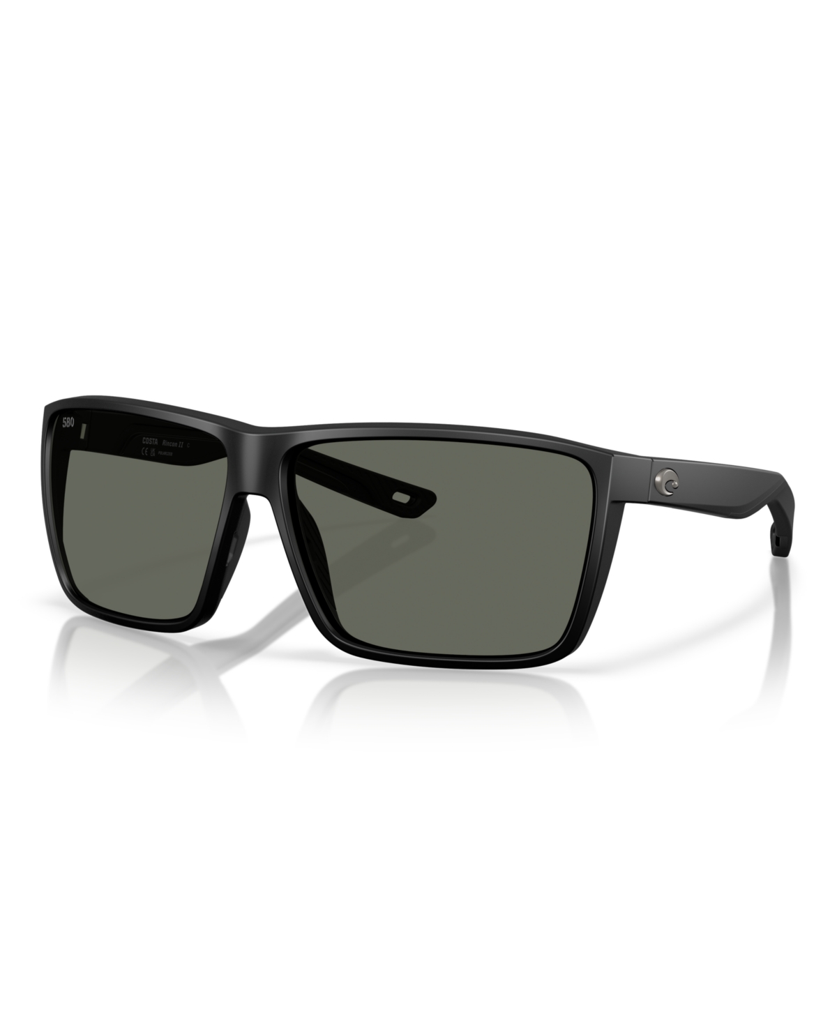 Men's Rincon Ii Polarized Sunglasses, 6S9121 - Matte Black