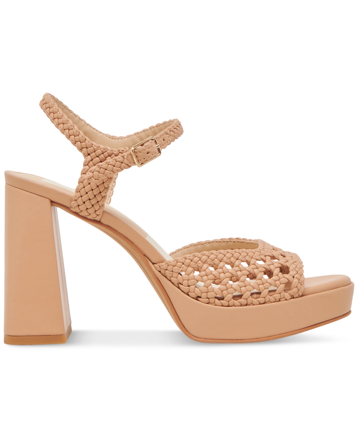 DOLCE VITA WOMEN'S PEYTEN WOVEN TWO-PIECE PLATFORM DRESS SANDALS 