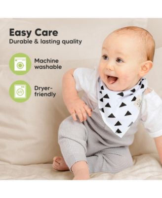 8pk Baby Bandana Bibs, Baby Drool Bibs for Baby Girl, Boy, Baby Bibs for Infant, Newborn