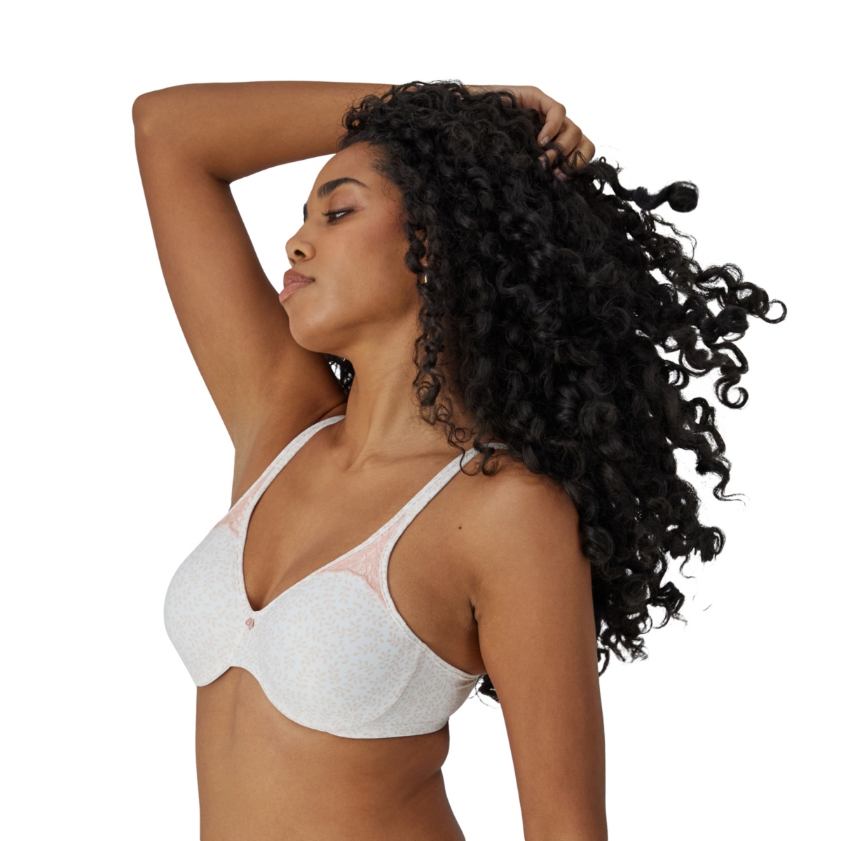 Bali Passion For Comfort Seamless Underwire Minimizer Bra 3385 In Pink