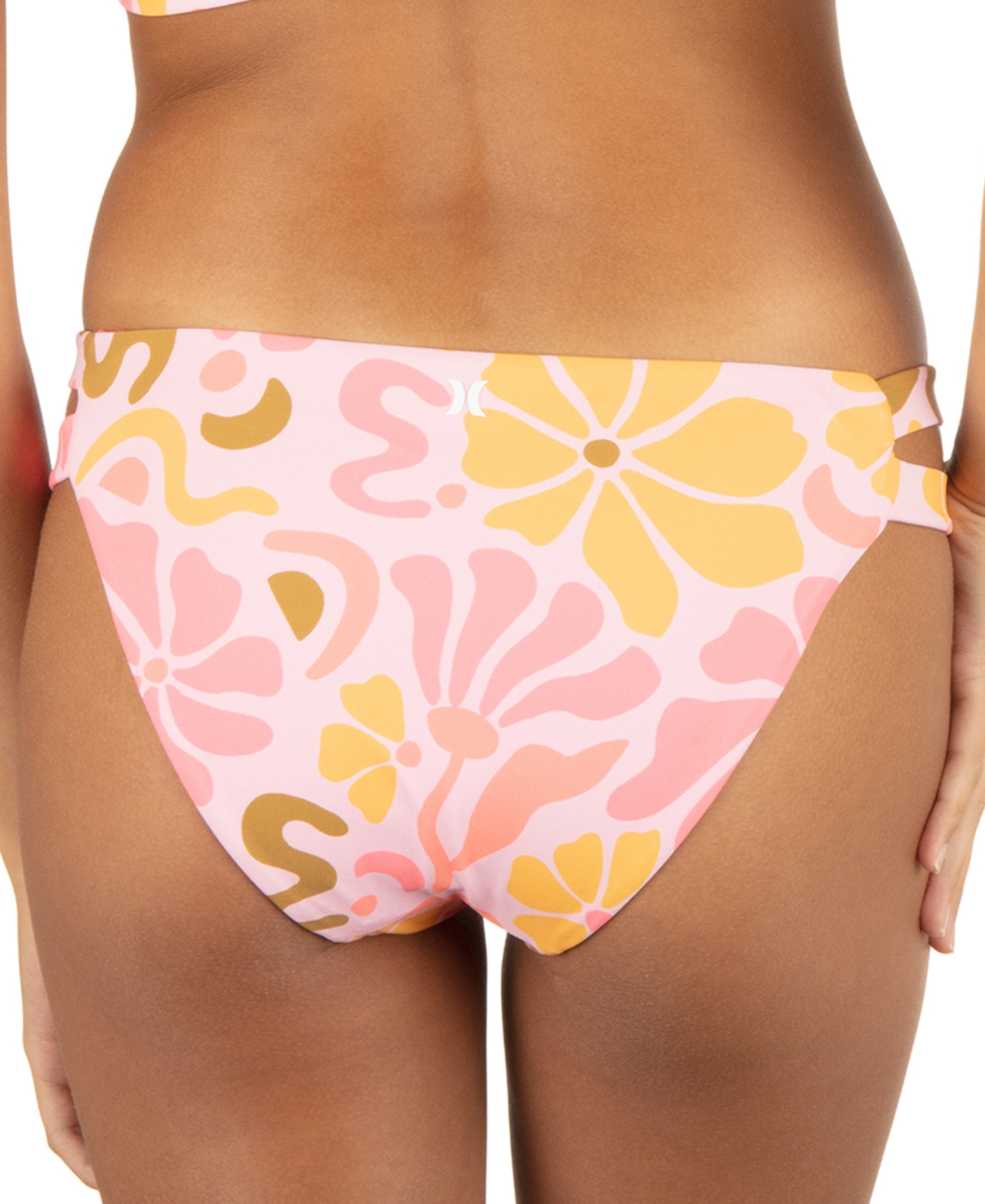 HURLEY JUNIORS' ISOLA MAX PRINTED BIKINI BOTTOMS 