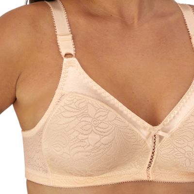 Women's Double Support Spa Closure Wireless Bra 3372