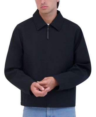 Men's Textured Full-Zip Water-Resistant Jacket 