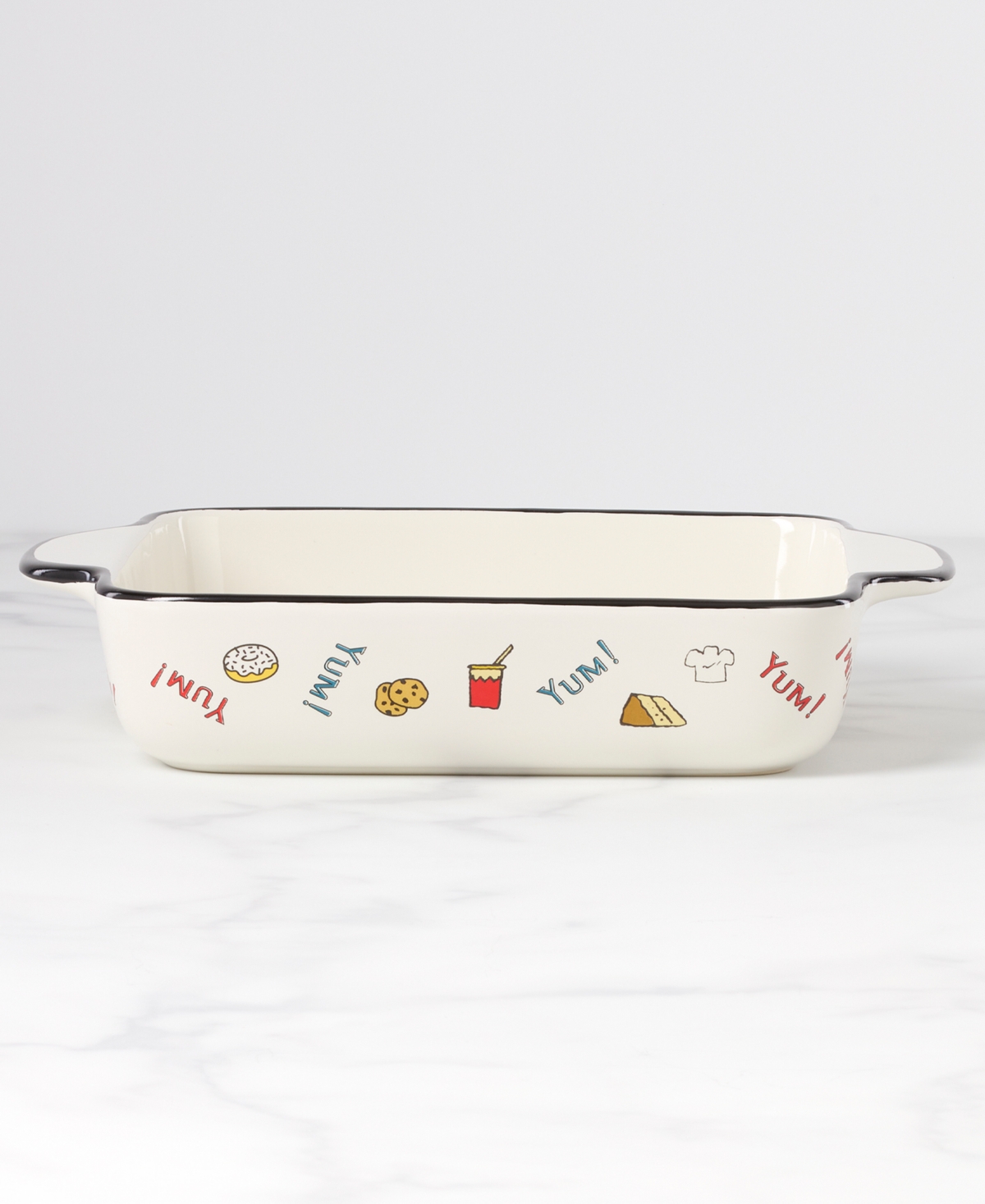 Lenox Chef Snoopy Square Stoneware Baker