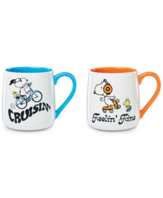 Lenox - Peanuts Cruisin' & Feelin' Fine Mugs, Set of 2