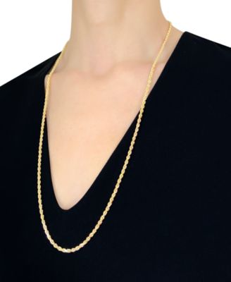 Forza Rope Chain 28" (3-1/5mm) in 14k Gold