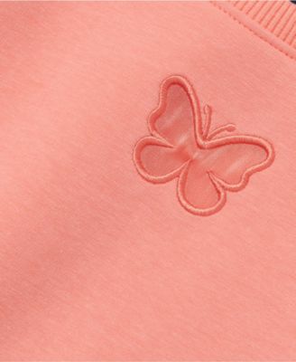 Girls Knit Crewneck Sweatshirt