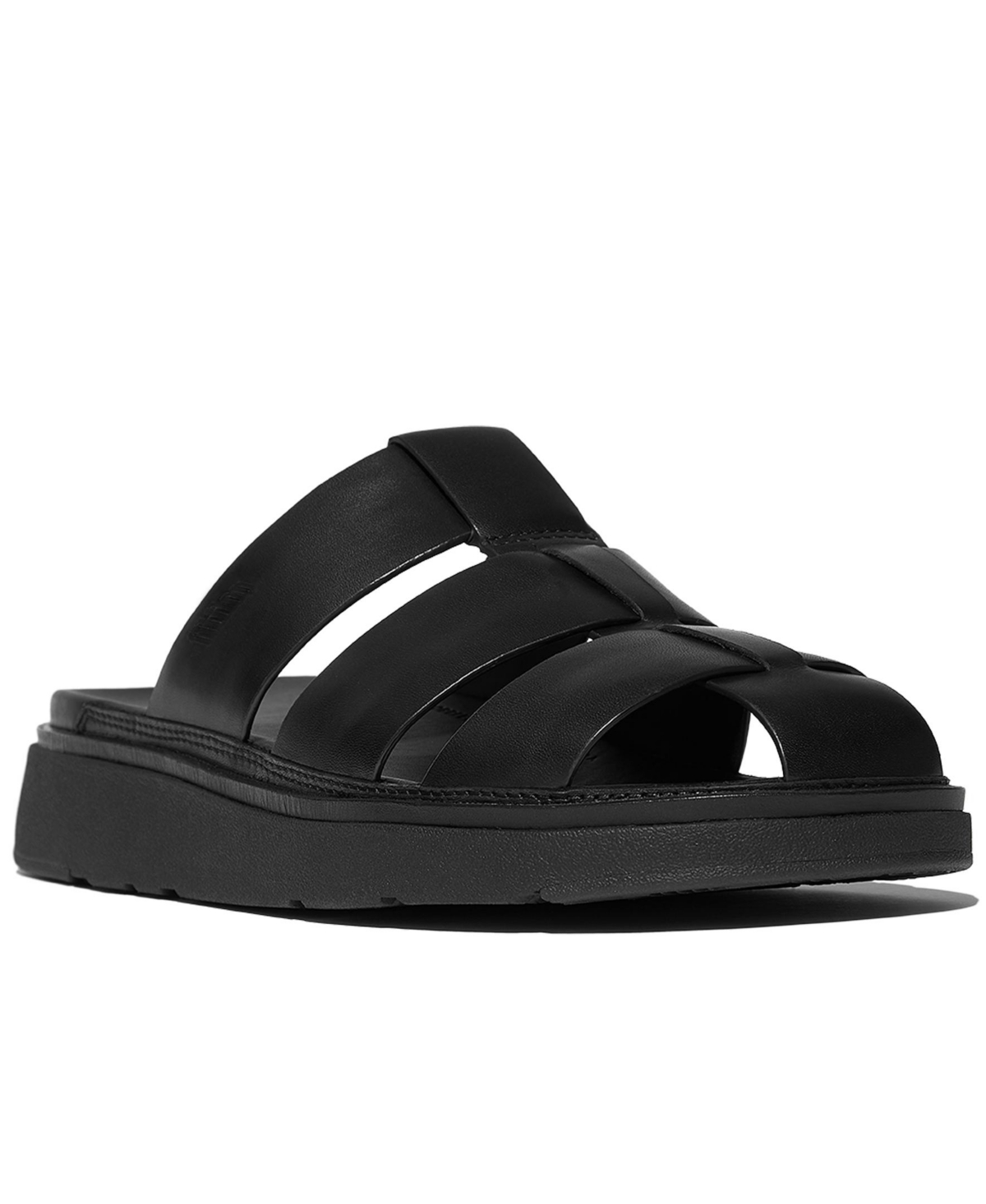 Men's Slip On Fisherman Mules - Black
