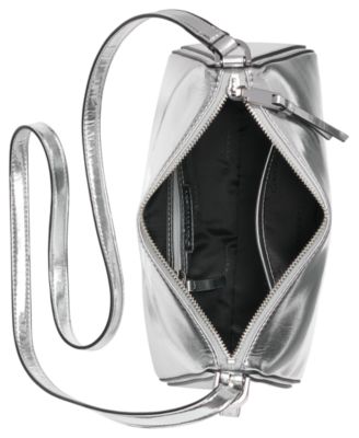 Mandy Metallic Top Zipper Crossbody