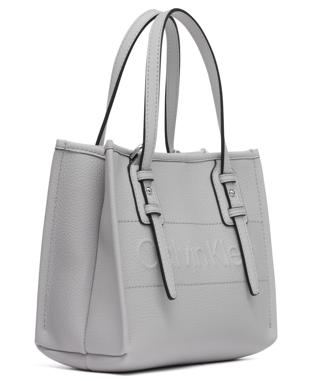 Calvin Klein Modern Essentials Large Tote Bag In Dove Gray