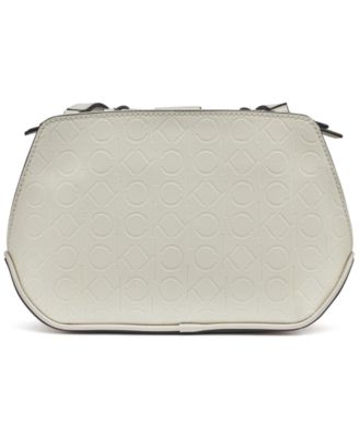 Audrey Floral Logo Emboss Crossbody