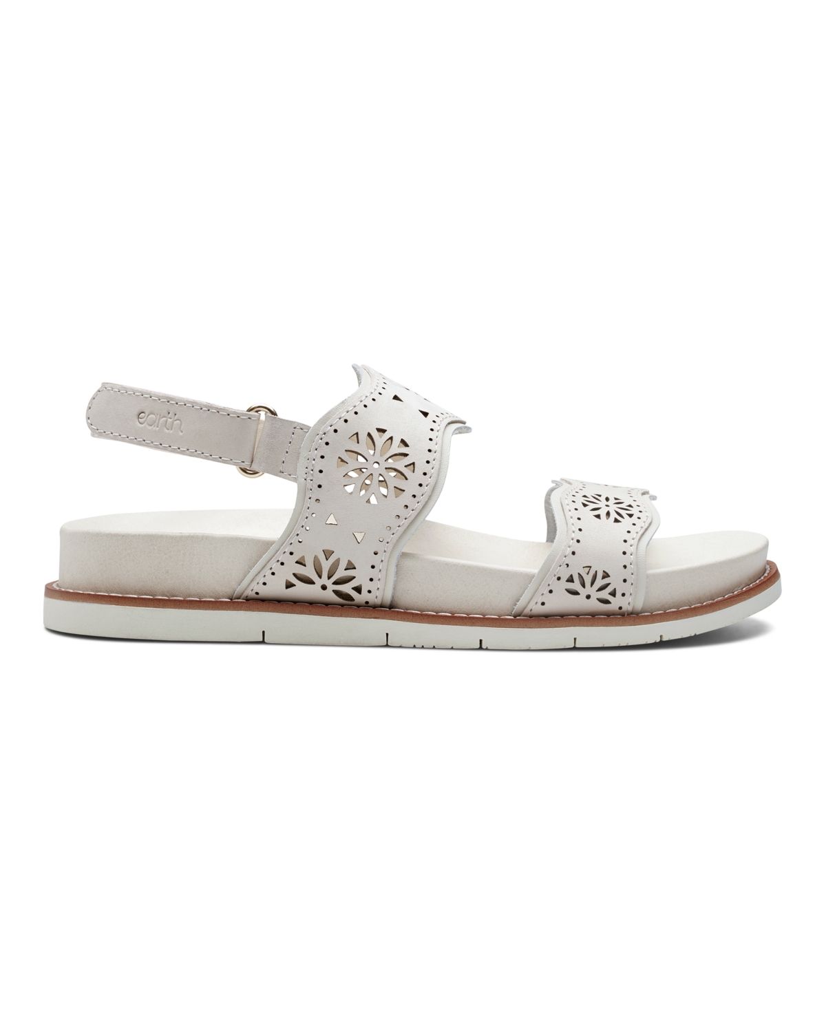EARTH WOMEN'S FERNE STRAPPY SLINGBACK CASUAL FLAT SANDALS 