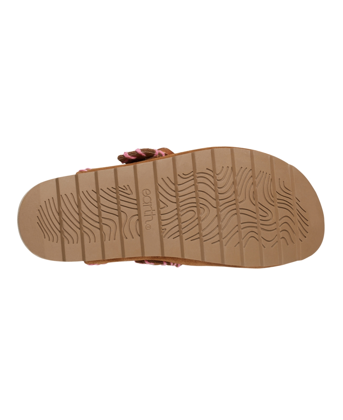 Shop Earth Women's Gena Stitched Flat Clogs In Cognac Suede