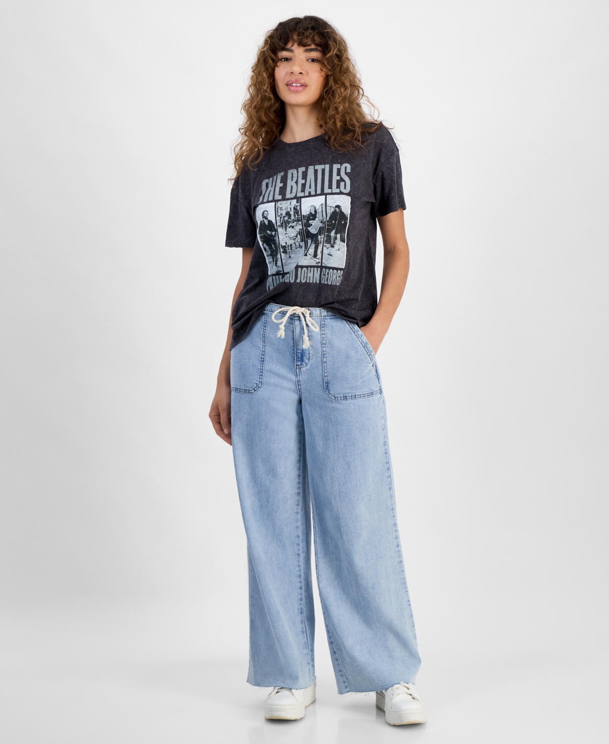 AND NOW THIS WOMEN'S SHORT-SLEEVE BEATLES T-SHIRT, EXCLUSIVELY AT MACY'S 