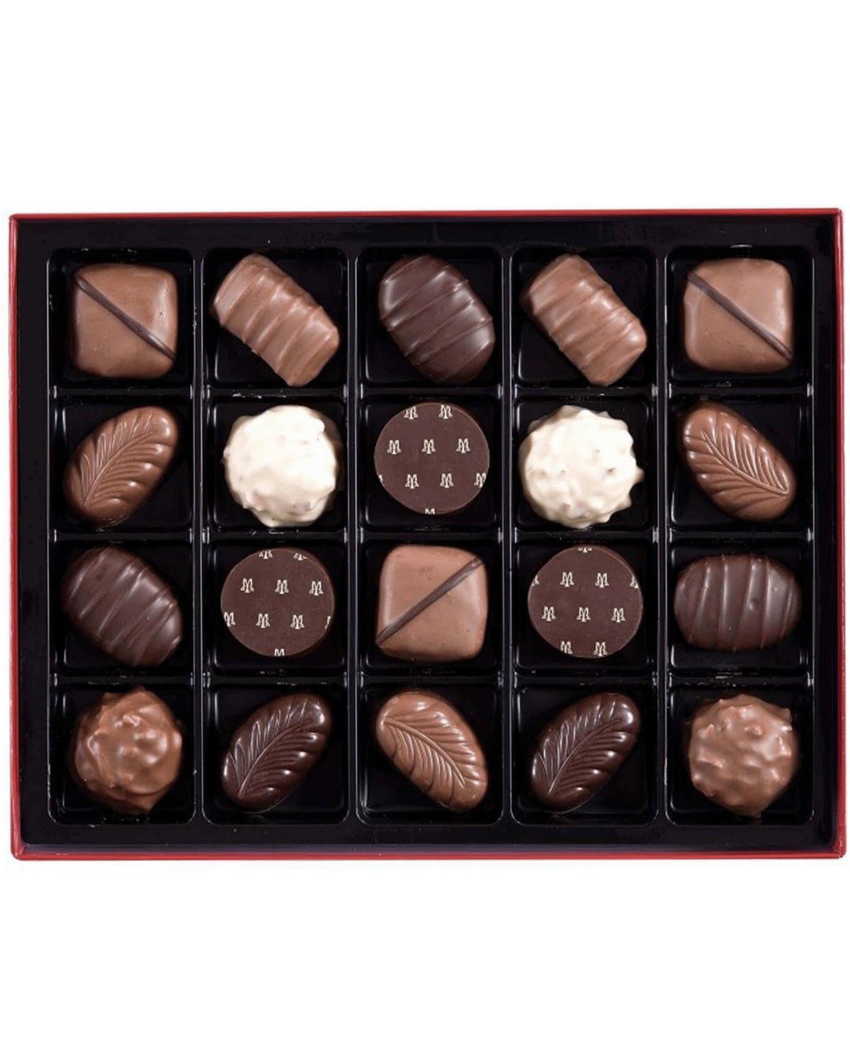Maxim's De Paris Cardboard Chocolate Assortment, 20 Pieces In No Color