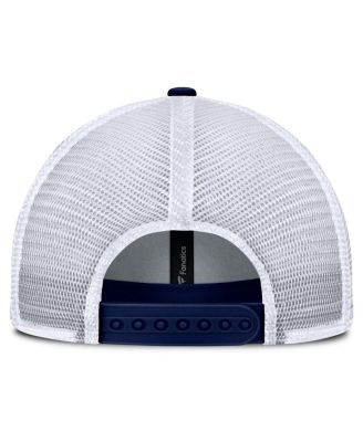 Men's Blue New York Rangers Fundamental One-Time Trucker Adjustable Hat