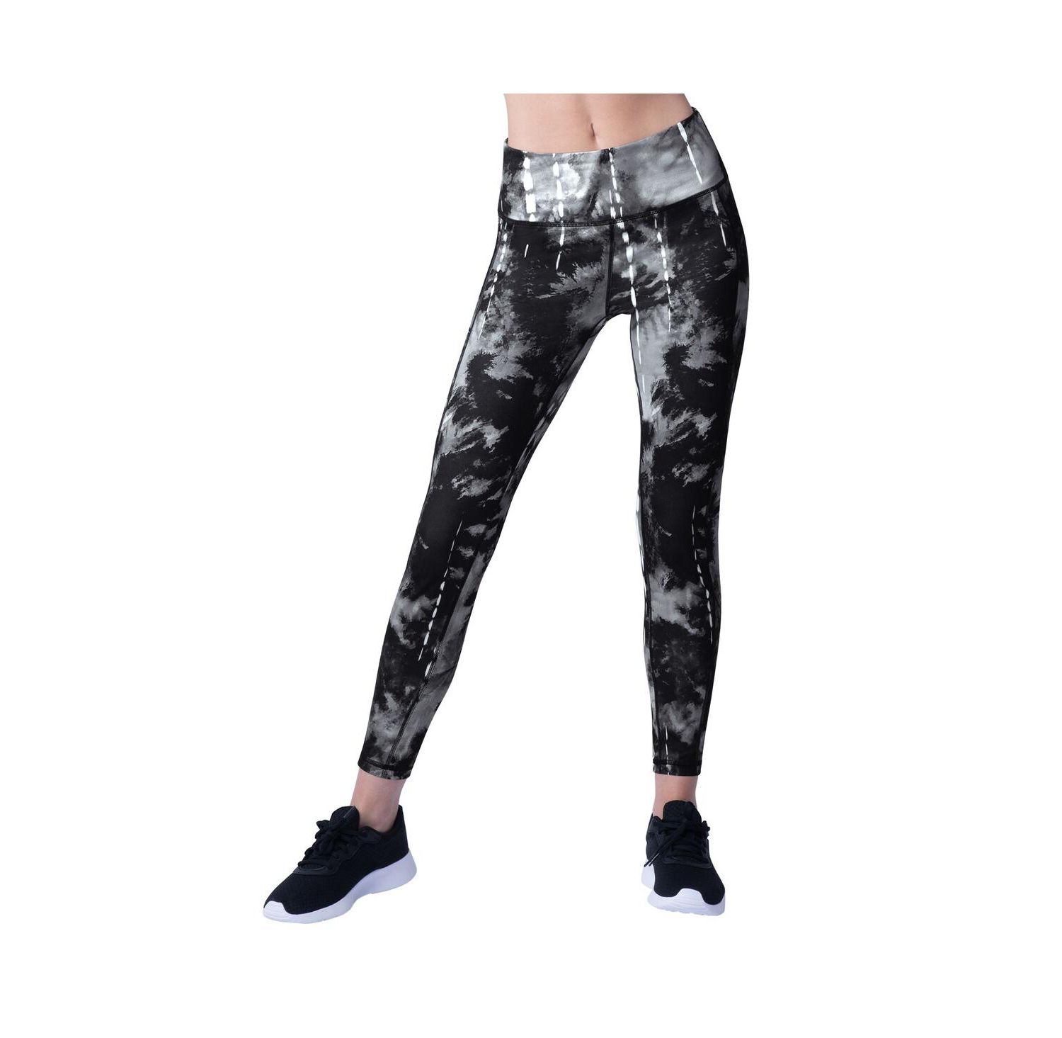 Women's Black Kansas City Chiefs Serena Tie-Dye Leggings