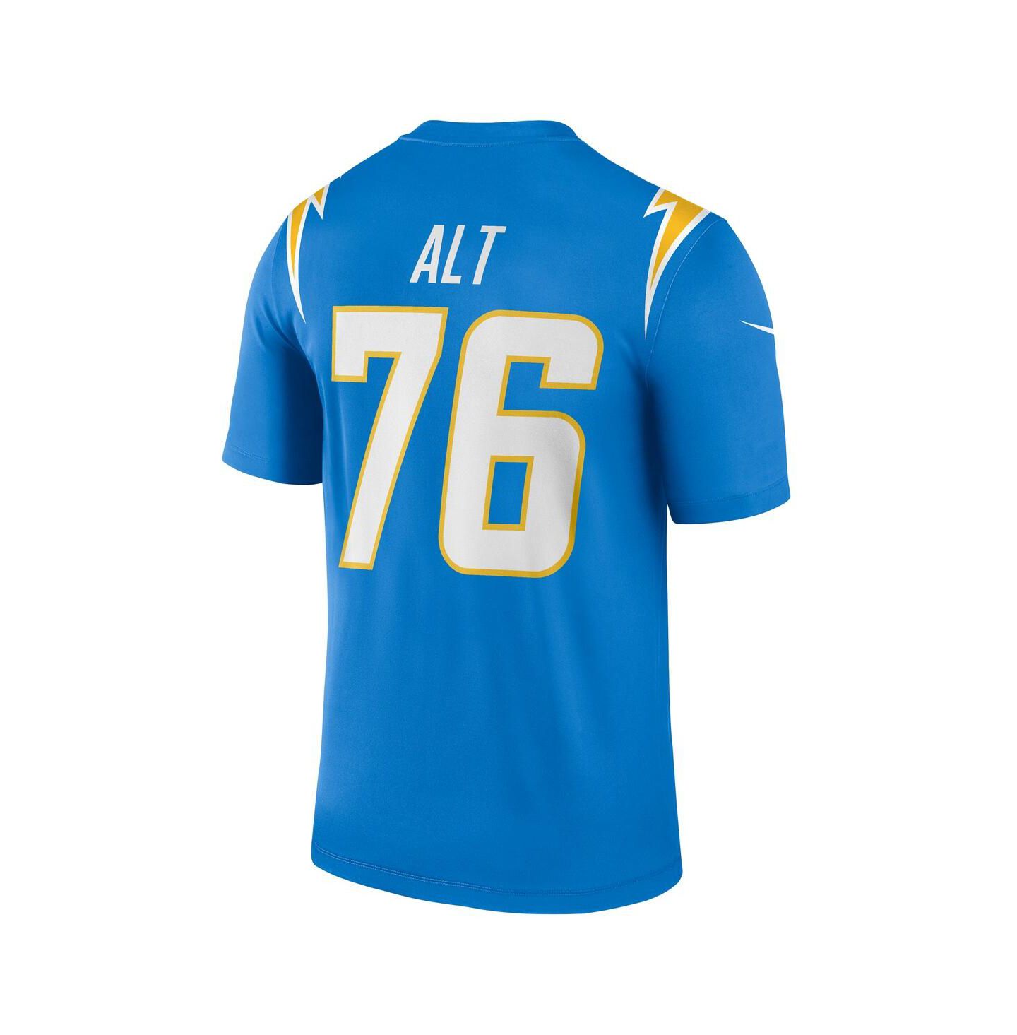 Мужской топ Nike Joe Alt Powder Blue Los Angeles Chargers Team Legend Player Performance Jersey — фото 2