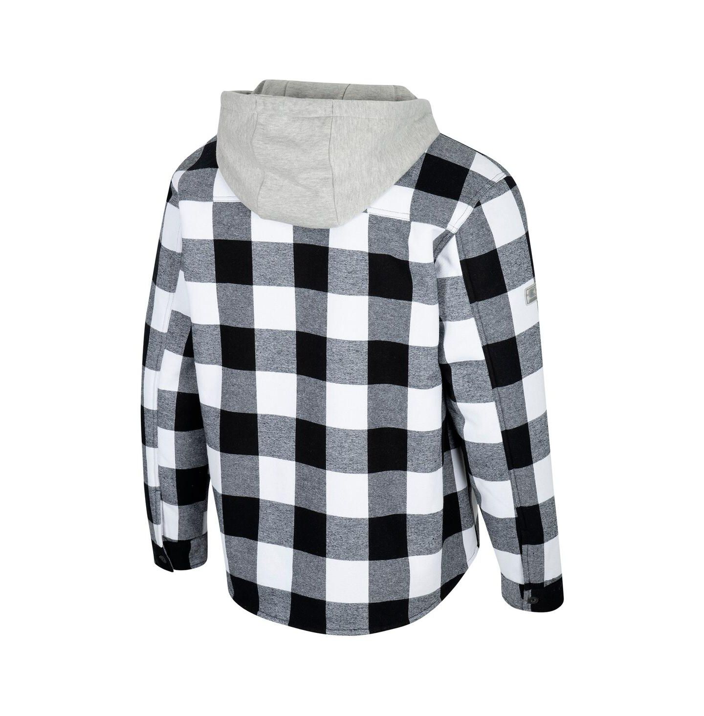 Мужская куртка Colosseum Black/White Florida State Seminoles Buffalo Plaid Full-Zip — фото 2
